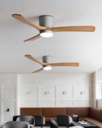 Nordic Wooden 42"/48"/52" Ceiling Fan Light - Image 6