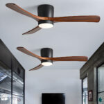 Nordic Wooden 42"/48"/52" Ceiling Fan Light - Image 4