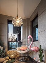 Glass Petal Pendant Light - Image 14