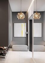 Glass Petal Pendant Light - Image 15