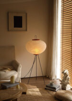 Rice Paper Floor Lamp - Image 3
