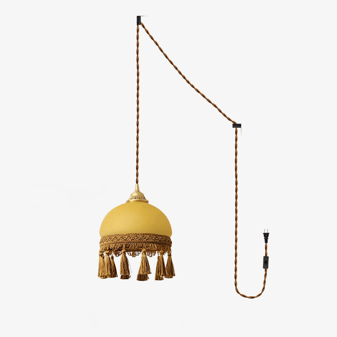 17430694143616.png French Tassels Brass Pendant Swag Light - Image 1