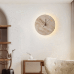 Clock Travertine Wall Lamp - Image 3