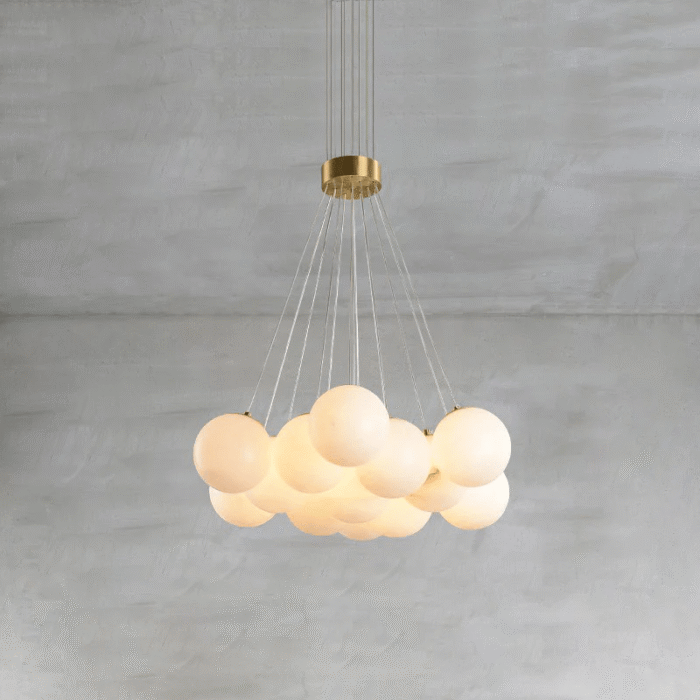Alabaster Balls Chandelier - Image 14