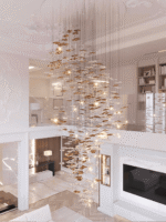 Tidal Art Glass Chandelier - Image 10