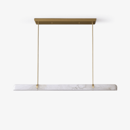 Linear Alabaster Chandelier