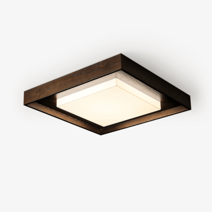 Kurin Wood Frame Ceiling Light