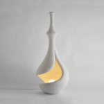 White Sere Vase Floor Lamp - Image 20
