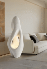 Wabi-Sabi White Floor Lamp - Image 11