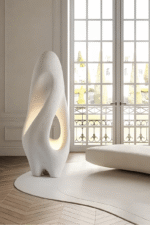 Wabi-Sabi White Floor Lamp - Image 12