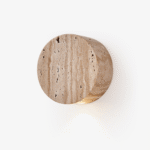 Caelan Travertine Wall Sconce - Image 2