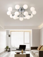 Glass Balls Cluster Ceiling Lamp - Image 9