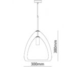 Futuristische Glass Pendant Light - Image 18