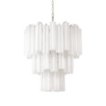 Frosted Glass Tubes Chandelier - Image 16