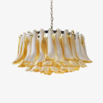 Petal Amber Murano Glass Chandelier - Image 19