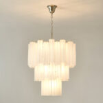 Frosted Glass Tubes Chandelier - Image 11