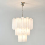 Frosted Glass Tubes Chandelier - Image 12