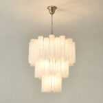 Frosted Glass Tubes Chandelier - Image 6