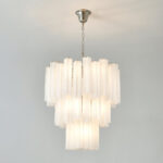 Frosted Glass Tubes Chandelier - Image 14