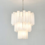 Frosted Glass Tubes Chandelier - Image 3