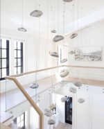 Blown Glass Mesh Pendant Light - Image 7