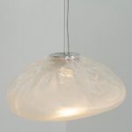 Blown Glass Mesh Pendant Light - Image 4