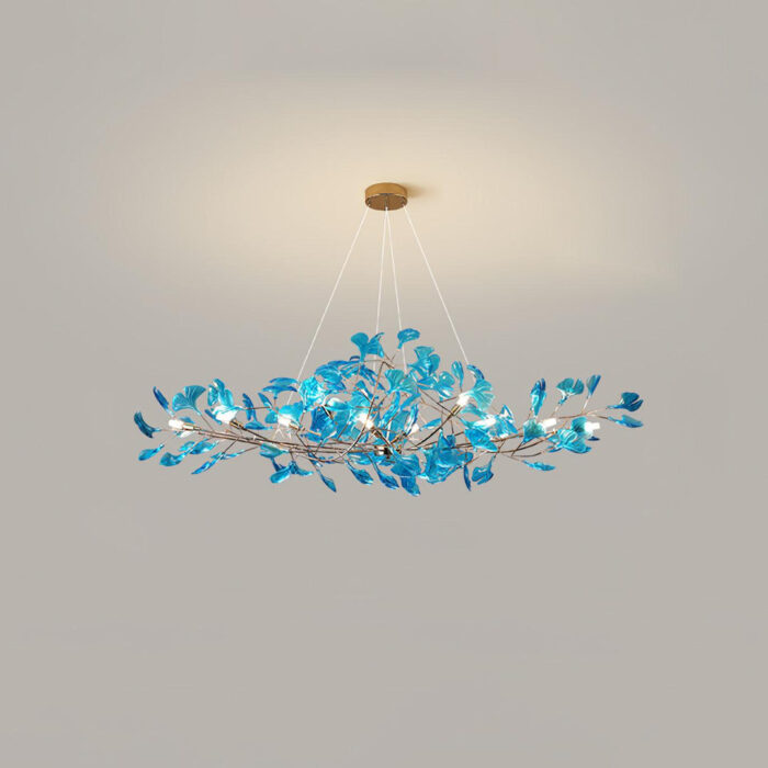 Acrylic Ginkgo Leaf Chandelier - Image 13