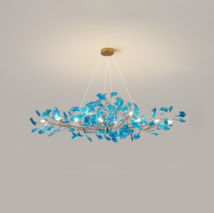 Acrylic Ginkgo Leaf Chandelier - Image 14