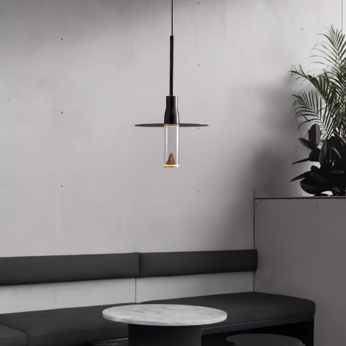 Acrylic Hat Plate Pendant Light - Image 6