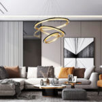 Acrylic LED Round Chandelier - Image 15