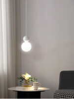 Acrylic Two Ball Pendant Light - Image 4