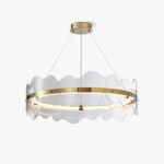 Acrylic Wave Chandelier