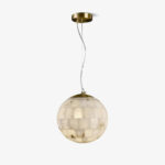 Alabaster Ball Pendant Light - Image 14