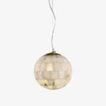 Alabaster Ball Pendant Light - Image 16