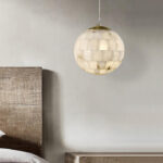 Alabaster Ball Pendant Light - Image 19