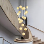 Alabaster Balls Cluster Chandelier - Image 7