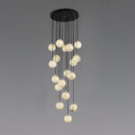 Alabaster Balls Cluster Chandelier - Image 17