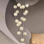 Alabaster Balls Cluster Chandelier - Image 5