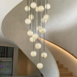 Alabaster Balls Cluster Chandelier - Image 6