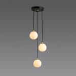 Alabaster Balls Cluster Chandelier - Image 10