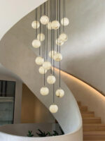 Alabaster Balls Cluster Chandelier - Image 8