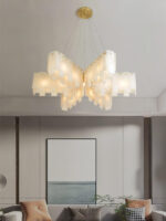 Alabaster Cascade Tiered Chandelier - Image 4