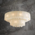 Alabaster Cascade Tiered Chandelier - Image 19