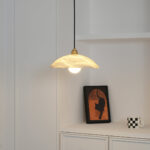 Alabaster Dome Swag Pendant Lamp - Image 4