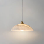 Alabaster Dome Swag Pendant Lamp - Image 10