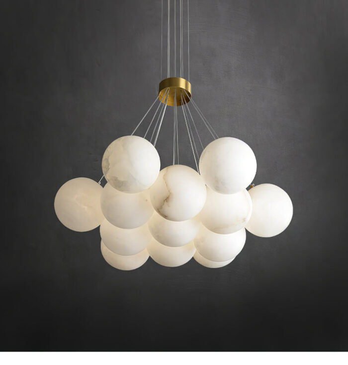 Alabaster Balls Chandelier - Image 19