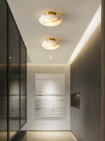 Alabaster Oval Ceiling Lamp - Image 6