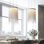 Aluminum Chain Tassel Pendant Light - Image 10