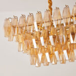 Amber Prism Glass Chandelier - Image 3