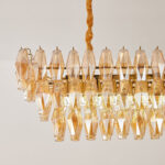 Amber Prism Glass Chandelier - Image 11